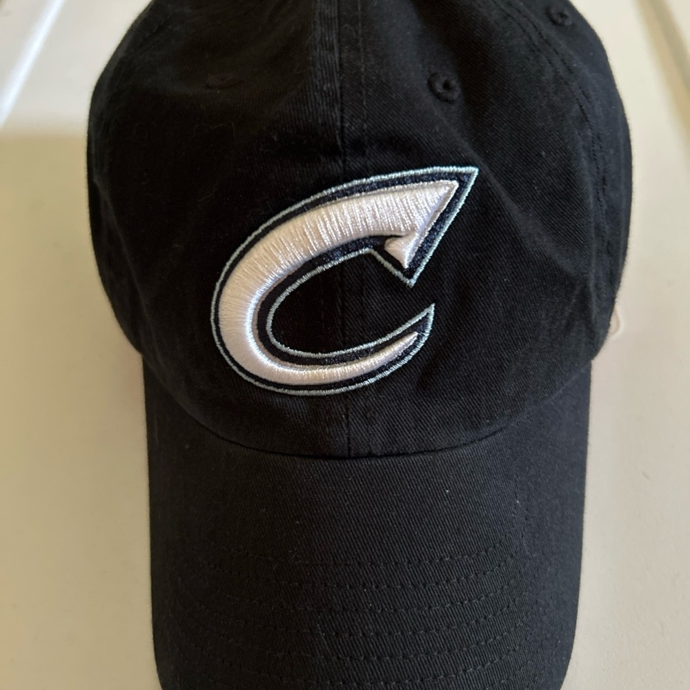 '47 Adult MiLB Columbus Clippers Black Clean Up Adjustable Hat Cap OSFA